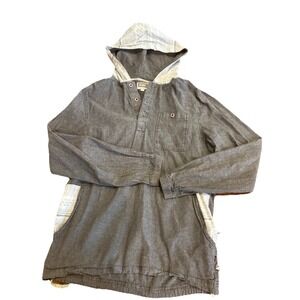 Altamont Hoodie Mens‎ Gray Skateboard Sk8 Skater Felling Poncho Medium